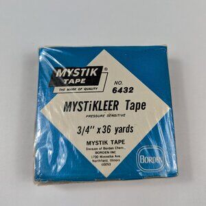 Vintage Sealed Mystik Mystikleer Tape 6343 Borden Inc. 36 Yards